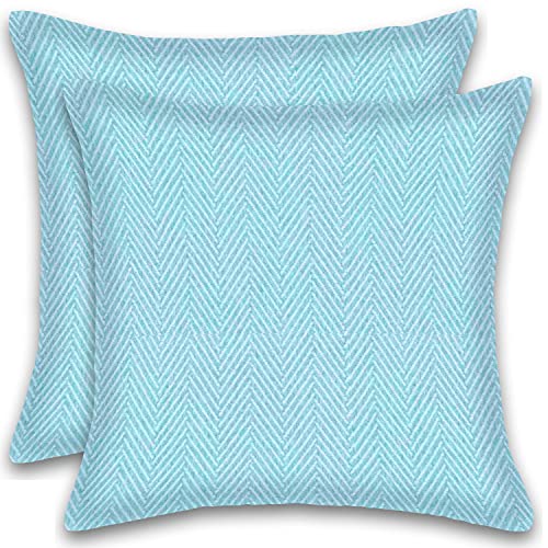 Fabstyles 100% Cotton Herringbone Throw and Cushions for Indoor/Outdoor Use Camping, BBQ's, Beaches, Everyday Blanket (Taupe, Throw (50"x60"))