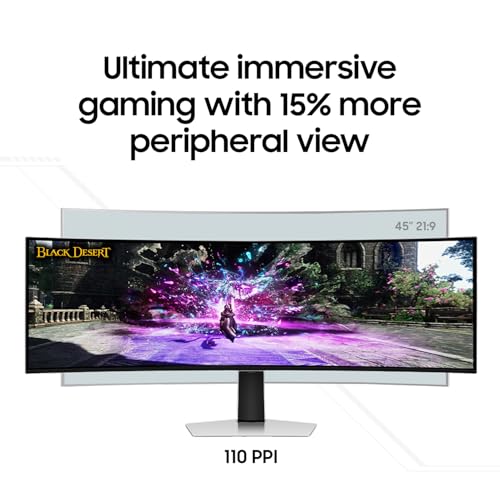 Samsung 49 inch Odyssey 0.03 ms 240 Hz OLED G9 Gaming Monitor (LS49CG932SNXZA) -[Canada Version] (2023)