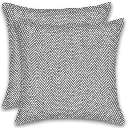 Fabstyles 100% Cotton Herringbone Throw and Cushions for Indoor/Outdoor Use Camping, BBQ's, Beaches, Everyday Blanket (Taupe, Throw (50"x60"))