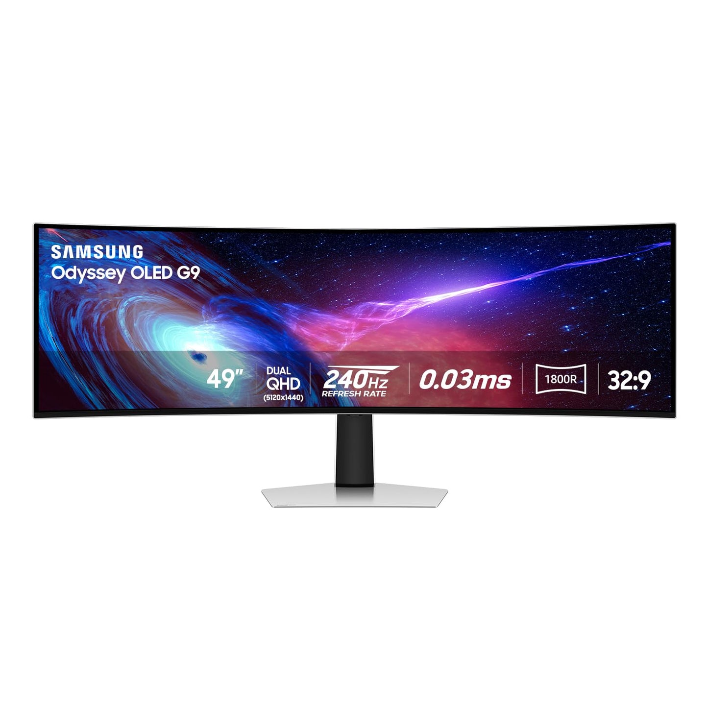 Samsung 49 inch Odyssey 0.03 ms 240 Hz OLED G9 Gaming Monitor (LS49CG932SNXZA) -[Canada Version] (2023)